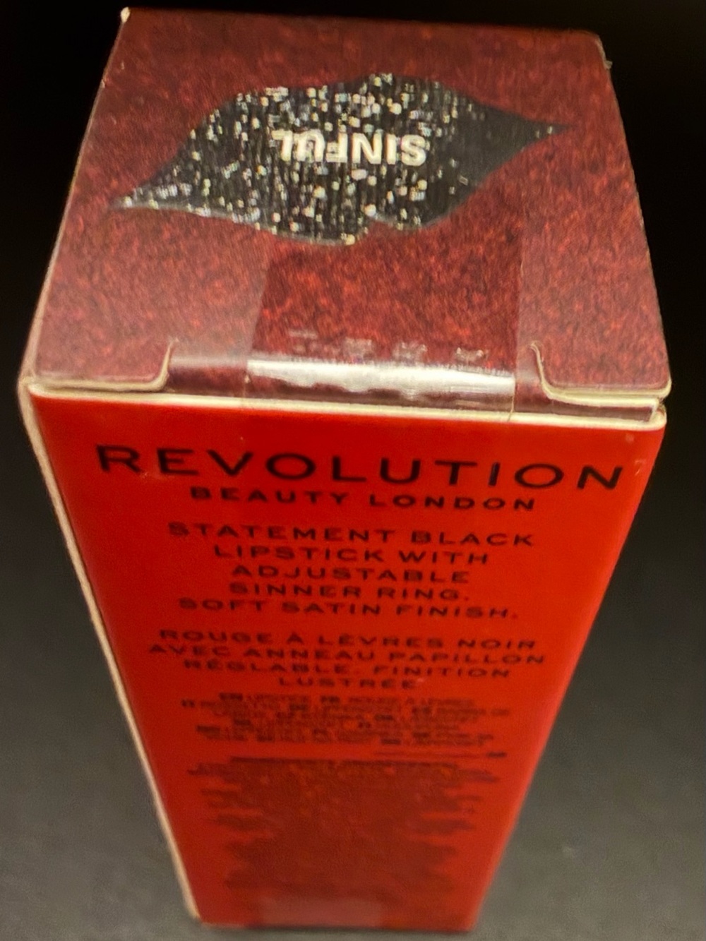 Revolution “Ghostin” Black Velvet Lip Liner & Matte Liquid Lipstick Set plus - Picture 9 of 10